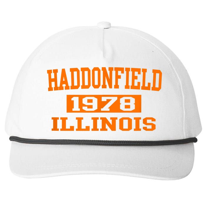 Halloween Spooky Scary Haddonfield Illinois Halloween 1978 Snapback Five-Panel Rope Hat