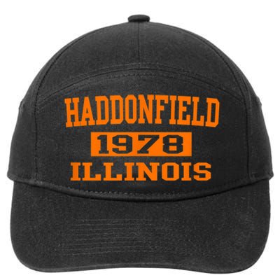 Halloween Spooky Scary Haddonfield Illinois Halloween 1978 7-Panel Snapback Hat