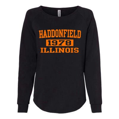 Halloween Spooky Scary Haddonfield Illinois Halloween 1978 Womens California Wash Sweatshirt