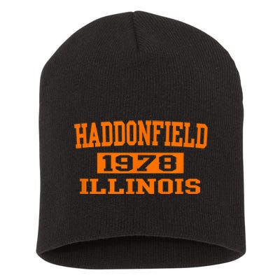 Halloween Spooky Scary Haddonfield Illinois Halloween 1978 Short Acrylic Beanie