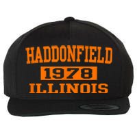 Halloween Spooky Scary Haddonfield Illinois Halloween 1978 Wool Snapback Cap