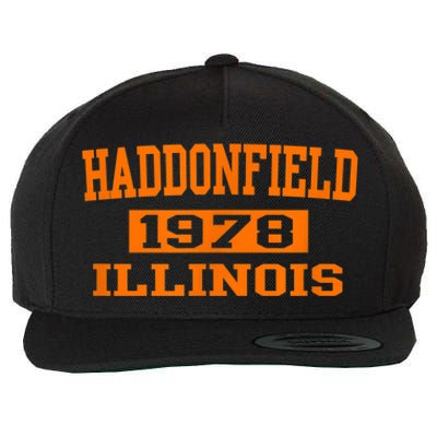 Halloween Spooky Scary Haddonfield Illinois Halloween 1978 Wool Snapback Cap