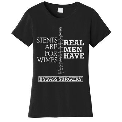 Heart Surgery Survivor After Surgery Recovery Men Bypass Women's T-Shirt