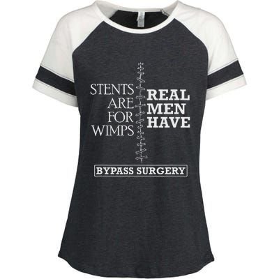 Heart Surgery Survivor After Surgery Recovery Men Bypass Enza Ladies Jersey Colorblock Tee