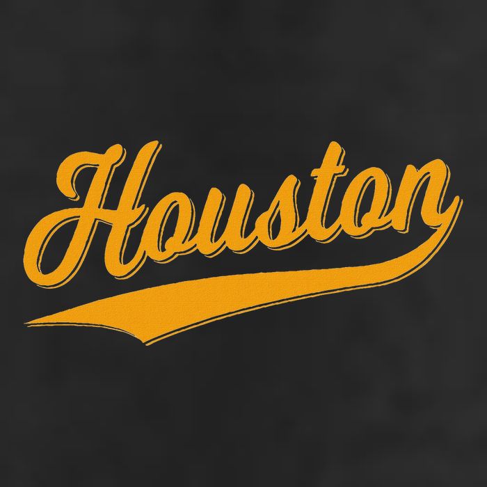 Houston Sports Script Cursive Classic Texas Flag Swoosh Premium Pullover Hoodie