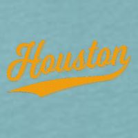 Houston Sports Script Cursive Classic Texas Flag Swoosh Sueded Cloud Jersey T-Shirt