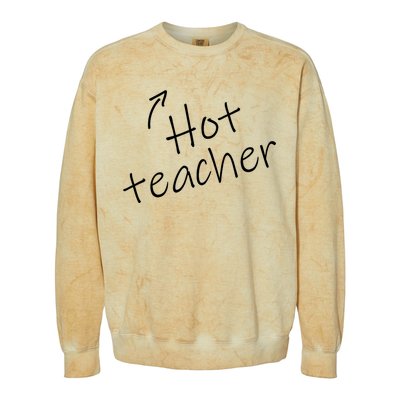 Hot Sexy Teacher Funny Adult Humor Halloween Costume Colorblast Crewneck Sweatshirt