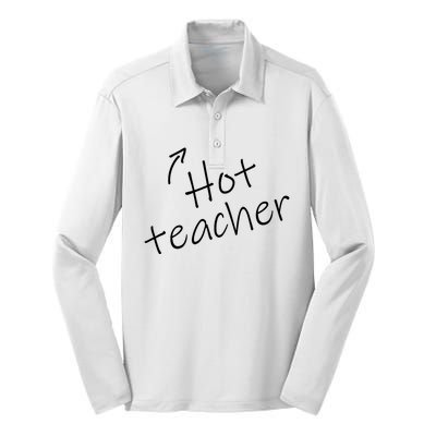 Hot Sexy Teacher Funny Adult Humor Halloween Costume Silk Touch Performance Long Sleeve Polo