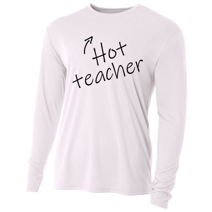 Hot Sexy Teacher Funny Adult Humor Halloween Costume Cooling Performance Long Sleeve Crew