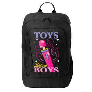 Humor Saying Toys Before City Backpack