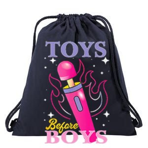 Humor Saying Toys Before Drawstring Bag