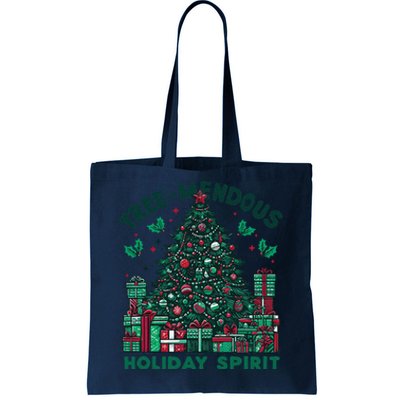 Holiday Spirit Treemendous Magnificent Christmas Tree Tote Bag