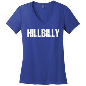 Hillbilly Simple Title Gift Women's V-Neck T-Shirt