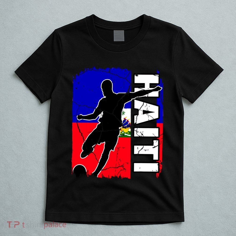 Haitian Soccer Team Haiti Flag Jersey Football Fans T-Shirt