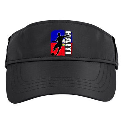 Haitian Soccer Team Haiti Flag Jersey Football Fans Adult Drive Performance Visor