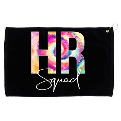 Hr Squad Tie Dye Back To School Appreciation Cool Gift Grommeted Golf Towel