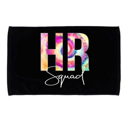 Hr Squad Tie Dye Back To School Appreciation Cool Gift Microfiber Hand Towel