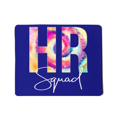 Hr Squad Tie Dye Back To School Appreciation Cool Gift Mousepad