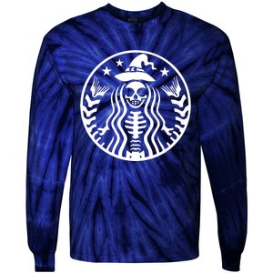 Halloween Spooky Trick Or Treat Funny Tie-Dye Long Sleeve Shirt