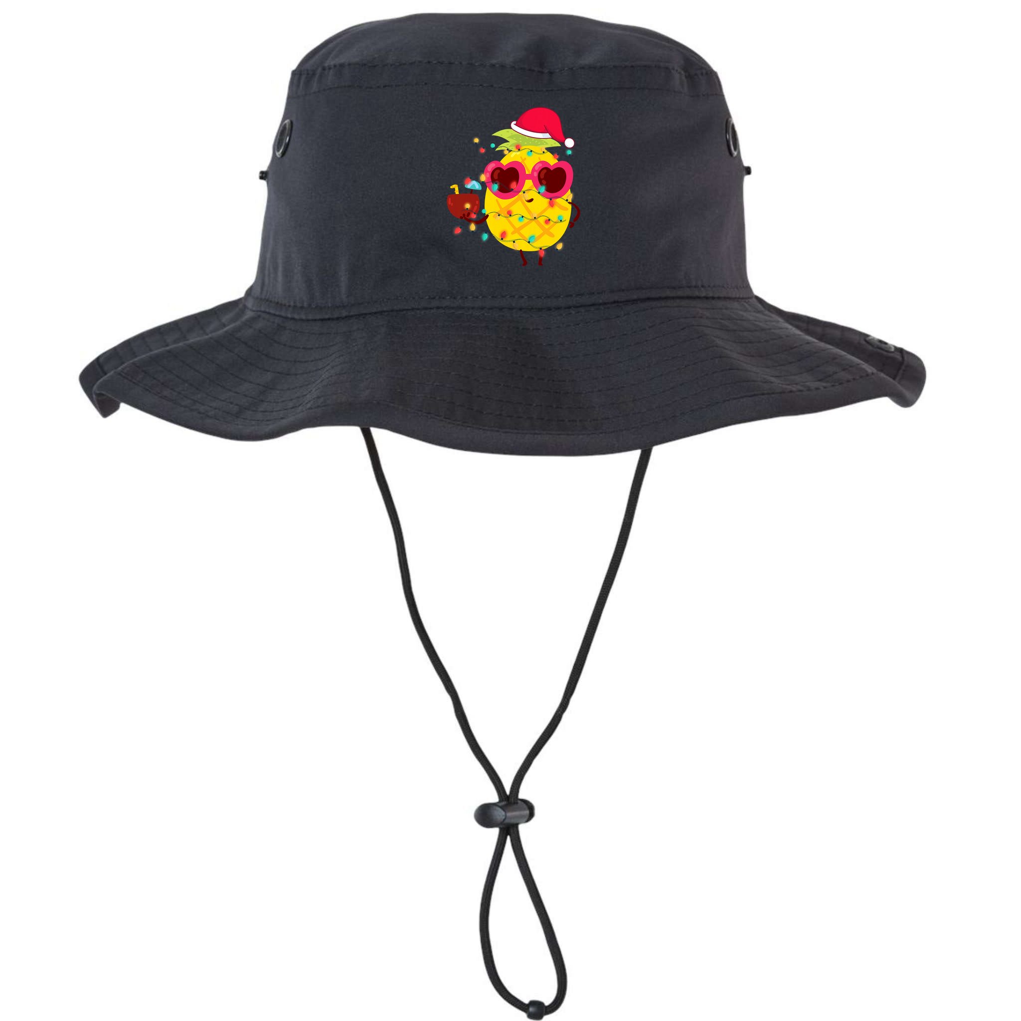 Hawaiian Summer Tropical Xmas Pineapple Christmas In July Bucket Hat