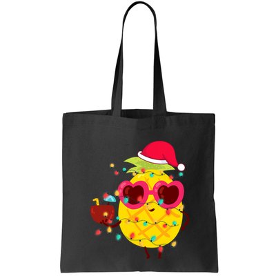 Hawaiian Summer Tropical Xmas Pineapple Christmas In July Bag