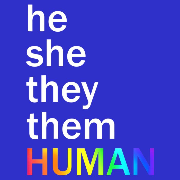 He She They Them Human LGBTQ Pride 16 in Basic Backpack