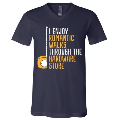 Hardware Store Tools Dad Handyman Humor V-Neck T-Shirt