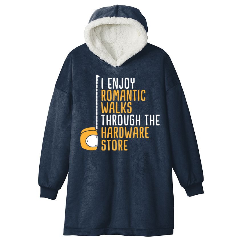 Hardware Store Tools Dad Handyman Humor Hooded Wearable Blanket