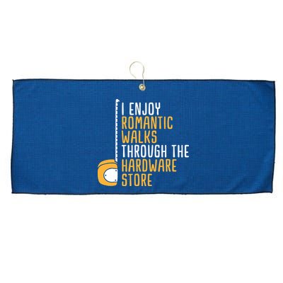 Hardware Store Tools Dad Handyman Humor Large Microfiber Waffle Golf Towel