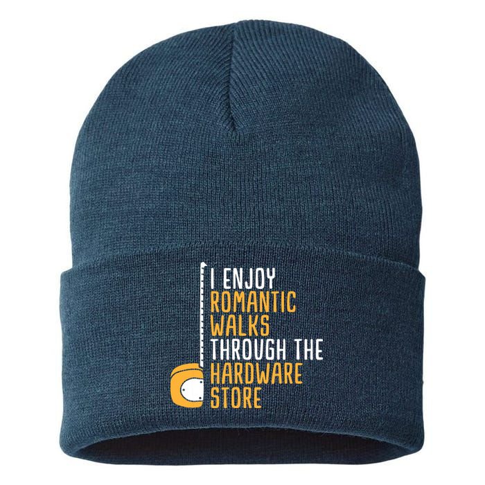 Hardware Store Tools Dad Handyman Humor Sustainable Knit Beanie
