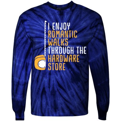 Hardware Store Tools Dad Handyman Humor Tie-Dye Long Sleeve Shirt