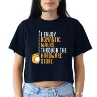 Hardware Store Tools Dad Handyman Humor Crop Top