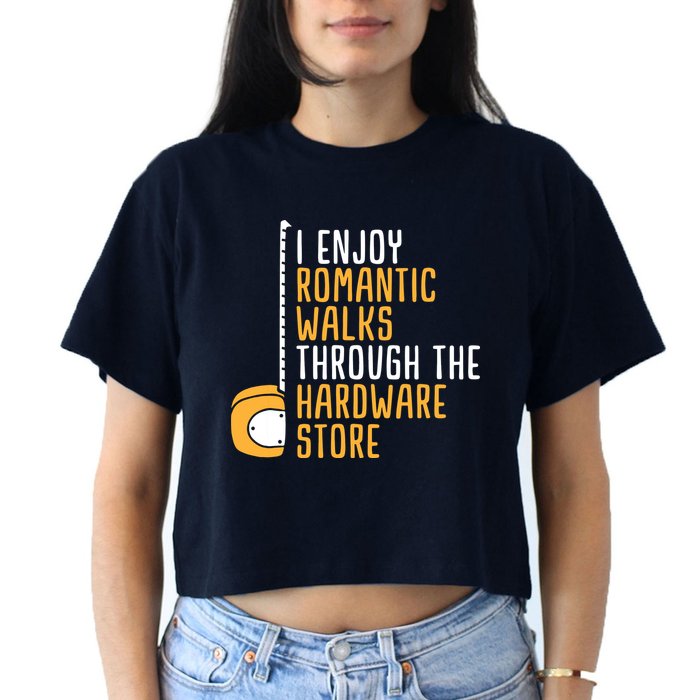 Hardware Store Tools Dad Handyman Humor Crop Top