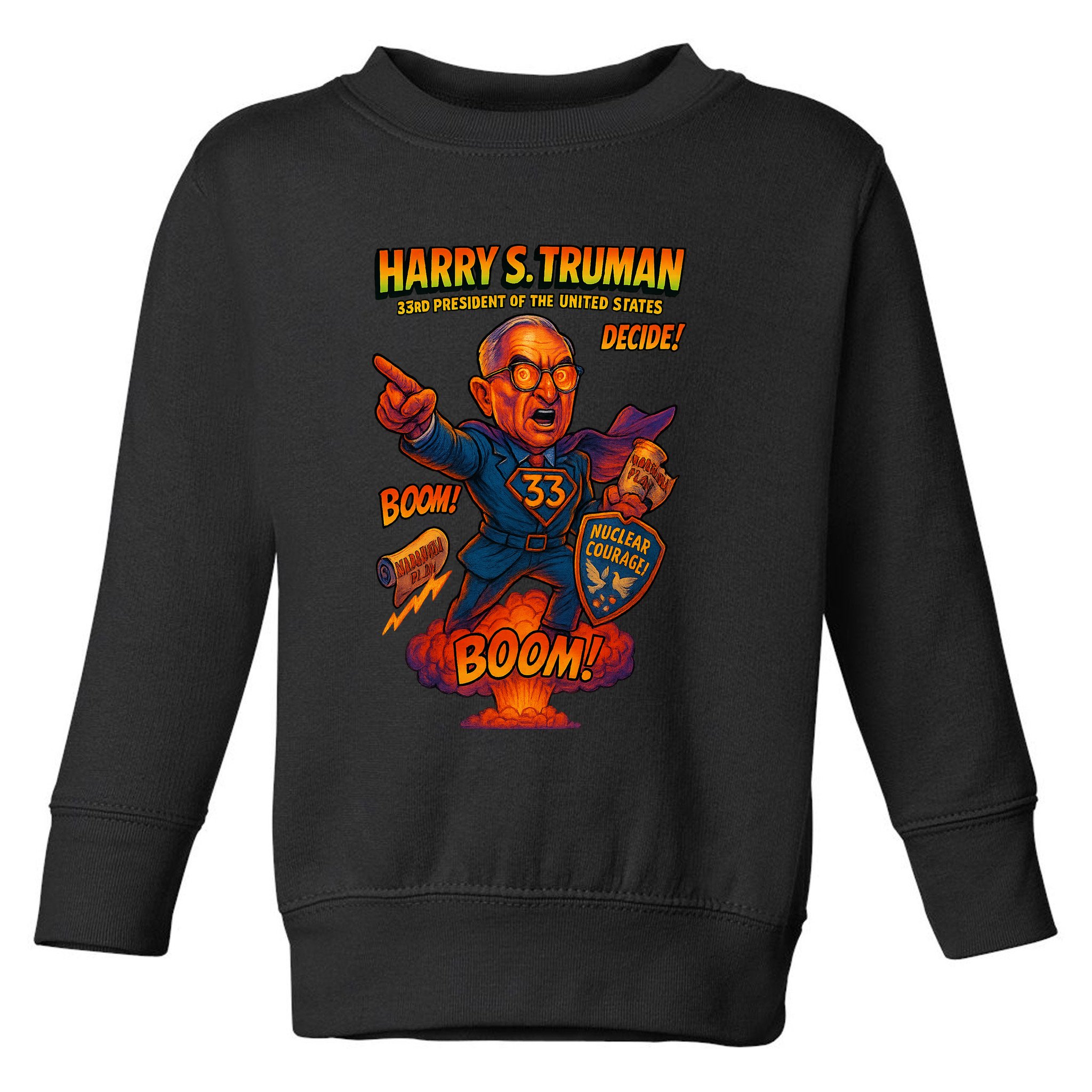 Harry S Truman The Presidential Chronicles Toddler Sweatshirt