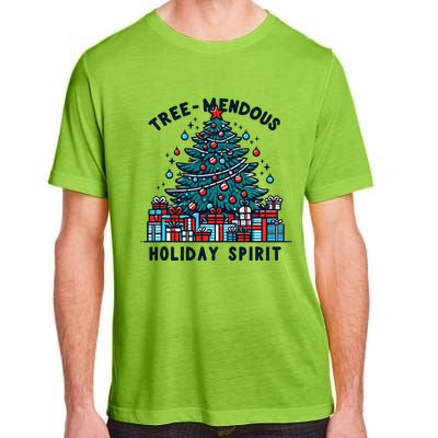 Holiday Spirit Treemendous Beautifully Decorated Christmas Adult ChromaSoft Performance T-Shirt