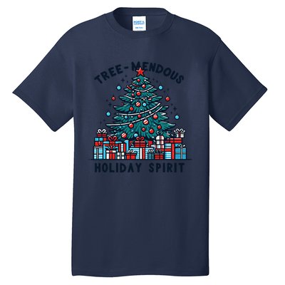 Holiday Spirit Treemendous Beautifully Decorated Christmas Tall T-Shirt