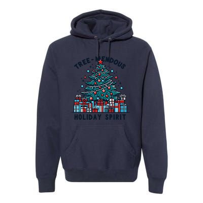 Holiday Spirit Treemendous Beautifully Decorated Christmas Premium Hoodie