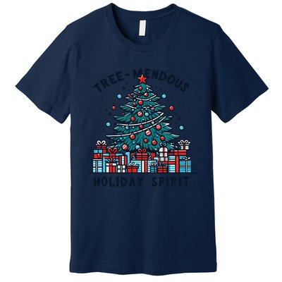 Holiday Spirit Treemendous Beautifully Decorated Christmas Premium T-Shirt