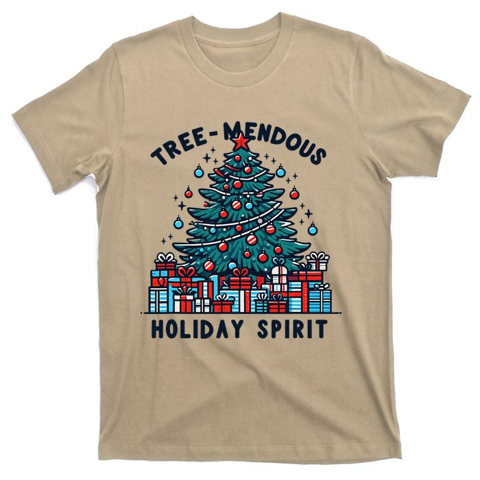 Holiday Spirit Treemendous Beautifully Decorated Christmas T-Shirt