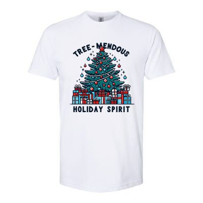 Holiday Spirit Treemendous Beautifully Decorated Christmas Softstyle CVC T-Shirt