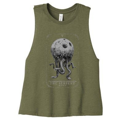 Hunt Showdown The Serpent Moon Women's Racerback Cropped Tank