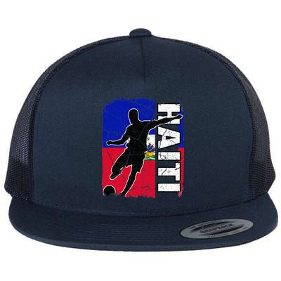 Haitian Soccer Team Haiti Flag Jersey Fans Flatbill Hat