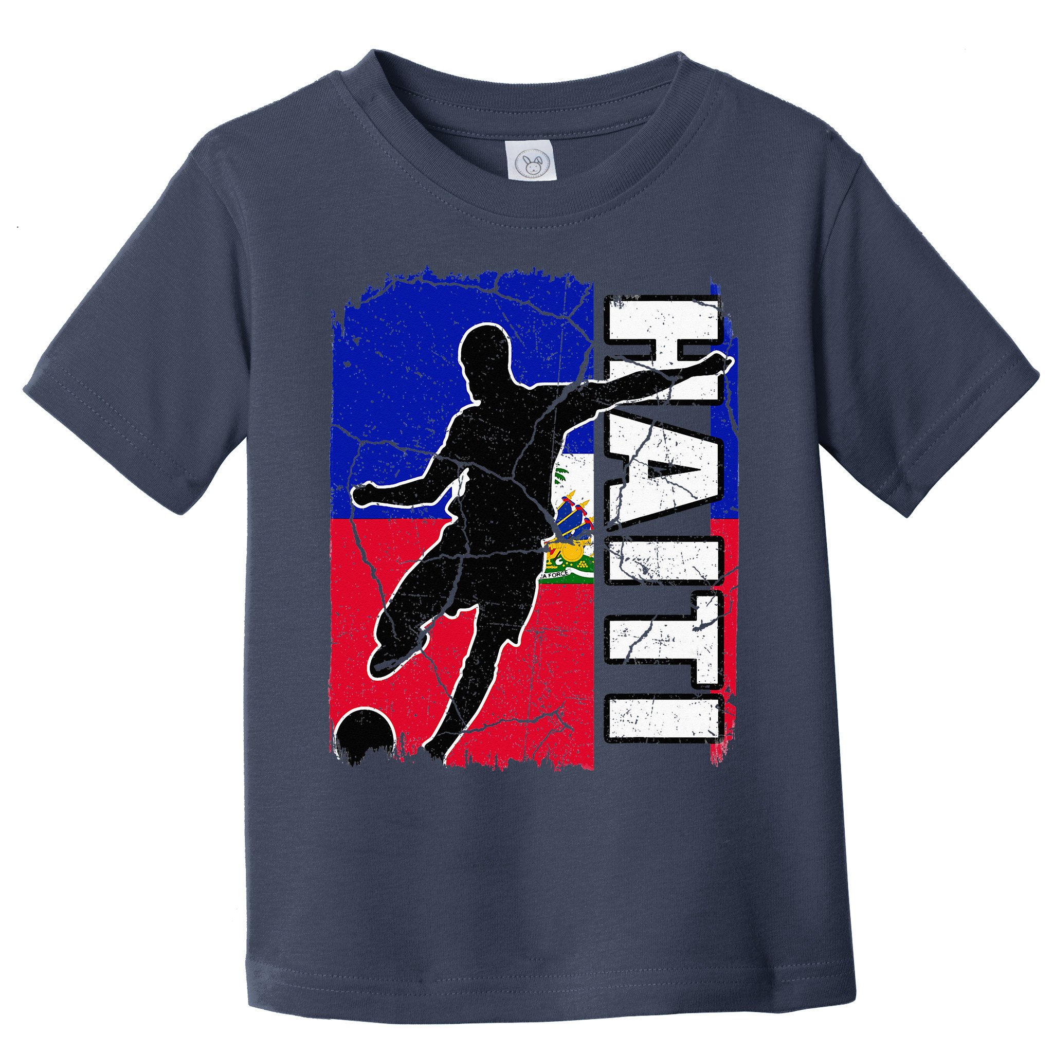 Haitian Soccer Team Haiti Flag Jersey Fans Toddler T-Shirt