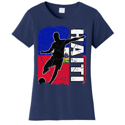 Haitian Soccer Team Haiti Flag Jersey Fans Women's T-Shirt