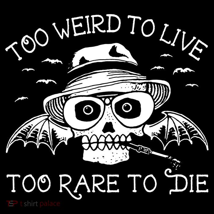 Hunter S Thompson T Shirt Fear And Loathing In Las Vegas T Shirt Too Weird To Live City Backpack