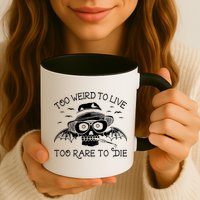 Hunter S Thompson T Shirt Fear And Loathing In Las Vegas T Shirt Too Weird To Live Mug