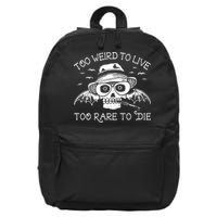 Hunter S Thompson T Shirt Fear And Loathing In Las Vegas T Shirt Too Weird To Live 16 in Basic Backpack