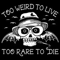 Hunter S Thompson T Shirt Fear And Loathing In Las Vegas T Shirt Too Weird To Live 16 in Basic Backpack