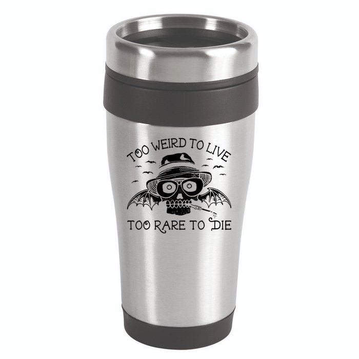Hunter S Thompson T Shirt Fear And Loathing In Las Vegas T Shirt Too Weird To Live 16oz Travel Tumbler