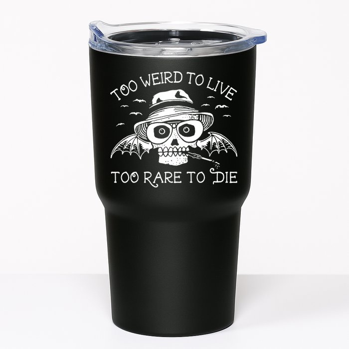 Hunter S Thompson T Shirt Fear And Loathing In Las Vegas T Shirt Too Weird To Live Tumbler